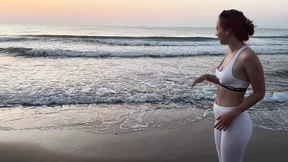 Raunchy Solo Sesh by the Shore! Raunchy Solo Sesh by the Shore!