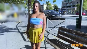 Freya trades sweet Spanish charm for filthy porn fantasies