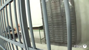 Fishnet agent gets cock🍆-sucked between bars, gets ass🍑-fucked Fishnet agent gets cock🍆-sucked between bars, gets ass🍑-fucked