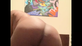 Dirty Thirsty Ebony Cougar Rides Fat Cock&#x1F346; On Bedroom Floor
