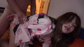Flood Sex Yukata: Tongue-fucked in Car Ride to Hotel Room!