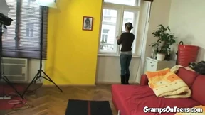 Horny teen slut fucking old grandpa dick Horny teen slut fucking old grandpa dick