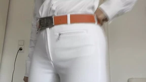 White Sexy Sluts Ripped Tight Pants Riding Dicks and Gagging on Cum