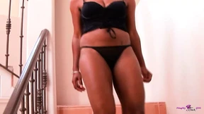 Since Her Man Is Busy Gaming the Busty Black Slut Seduces His Hung Best Friend