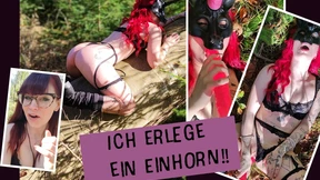 Come with me on a unicorn hunt! Look how it pushes the horn into its pussy! Come with me on a unicorn hunt! Look how it pushes the horn into its pussy!