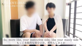 I get excited and get creampied by a woman judging us, dominating and having sex on reality TV, double penetration