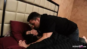 Big Cock🌭 Stranger Fucks Tiny Wife Lou Charmelle in Dirty Raw Roleplay Sex