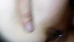 Real amateur wife give his asshole at neighbor's cock