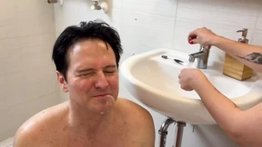 Lesbians Get Brutally Humiliated In The Bath!