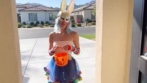 Halloween ???? Trick-or-Treat Bad Bunny Gets Candy Cum and Squirts on his Cock Halloween ???? Trick-or-Treat Bad Bunny Gets Candy Cum and Squirts on his Cock