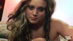 Blonde bombshell bares all, teasing dude's massive schlong for anal&#x1F44C; pounding ecstasy