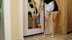 Cleaning and Fuck Pussy with Dildo Cleaning and Fuck Pussy with Dildo