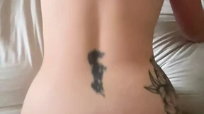 Blond bombshell MrsFunathome gets it hard doggystyle