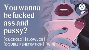 Cuckolded Wife Devours Double Penetration & Pleads For Creampie