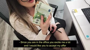 PoV: My Busty Boss suck my cock ! PoV: My Busty Boss suck my cock !