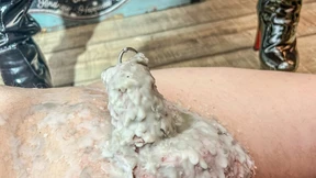 Urethral waxing - Extreme burning drips on dickhole - Mistress Zeida DFC and Mistress Roberta OWK Urethral waxing - Extreme burning drips on dickhole - Mistress Zeida DFC and Mistress Roberta OWK