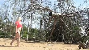 Hot milf on a nude beach Hot milf on a nude beach