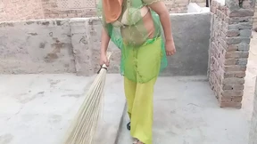 Horny&#x1F975; Stepsister Wears Seductive Lingerie For House Cleaning