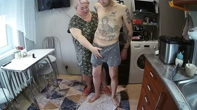 Mommy got a dirty trick, sucked hard, then got a load to swallow