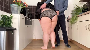 Blowjob-loving MIL devours SIL's stiff stud