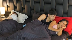 I SHARE A BED WITH MY STEPSISTER AND HER DAD, AND WE FUCK BEHIND HIS BACK IN THE SAME BED I SHARE A BED WITH MY STEPSISTER AND HER DAD, AND WE FUCK BEHIND HIS BACK IN THE SAME BED