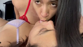 I'll delight in their salacious desires: '2 Lesbians Savor Passionate Oral&#x1F61C; Debauchery'