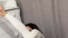 SPORTY 18 YEAR OLD BRUNETTE WITH TATTOO WASHES AND MASTURBATE IN THE BATHROOM SPORTY 18 YEAR OLD BRUNETTE WITH TATTOO WASHES AND MASTURBATE IN THE BATHROOM