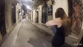 Amirah's sinful tryst in Sitges, threesome debauchery unfolds