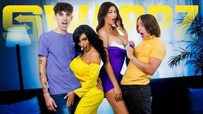 SWAPPZ - My Buddy and I Played a Game of Truth or Dare Twister and We Ended up Fucking Our Stepmoms! SWAPPZ - My Buddy and I Played a Game of Truth or Dare Twister and We Ended up Fucking Our Stepmoms!