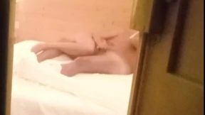 A cuckold husband's dream, peeking while I give our roommate a handjob A cuckold husband's dream, peeking while I give our roommate a handjob