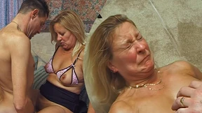 Huge Cumshot Squirter Over Hot British Housewife
