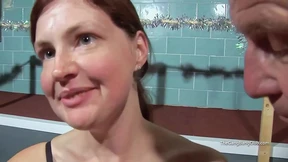 Ravage: Double Penetration of a Mature Anglo Fair Skinned Redhead