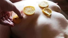 Best of food in vagina and on tits