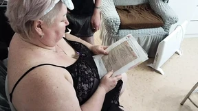 I help my mother-in-law with English and get a blowjob instead