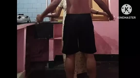 Dirty Telugu auntie receives pounding doggy-style