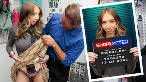 Nerdy Breezy Bri Gets Roughed Up In The Backroom For Shoplifting