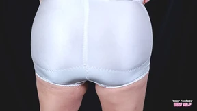 Old lady panties - Watch me put my big panties on over my mature hairy pussy Old lady panties - Watch me put my big panties on over my mature hairy pussy