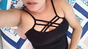 This fiery Mexican femme loves to jerk off and ejaculate liberally