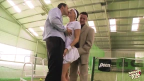 Tenacious Tennis Nymph Trysts Two Hunky Opponents in Rough Anal👌 Action' Tenacious Tennis Nymph Trysts Two Hunky Opponents in Rough Anal👌 Action'