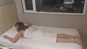 Getting serviced by a skilled hand during a sensual surrender