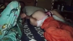 My wife's eager bed-sharing yields to massive creampie penetration