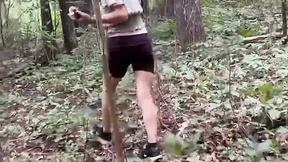 Into the Woods with a Skank a Creampie for a Jackson