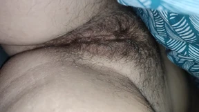 I show you my young 27-year-old very hairy in close-up