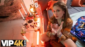 DEBT4k Young fortune-teller with firm tits and nice ass provided a magical ritual with her pussy DEBT4k Young fortune-teller with firm tits and nice ass provided a magical ritual with her pussy