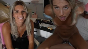 College Vixen Succumbs Quickly & Cheats on Her MILES Away Honey!!!