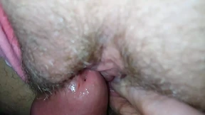 I cum on her pussy twice, first in her panties and then without them