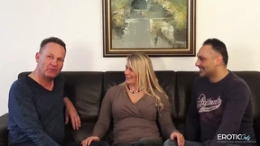 Gisela gets cumed by two cocks, surprise ride on her eager beaver!” Gisela gets cumed by two cocks, surprise ride on her eager beaver!”