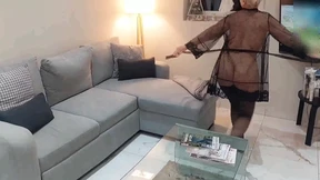 Naughty😈 cougar mom gets down 'n' dirty on camera, role-playing in fetish wear Naughty😈 cougar mom gets down 'n' dirty on camera, role-playing in fetish wear