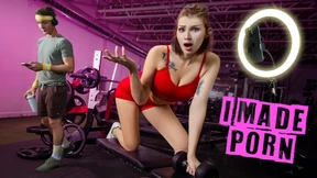 Gym-bred Scarlet gets her slit ravished by rough intruders