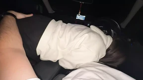 Car-oral&#x1F61C; sex with a prostitute in a moving vehicle